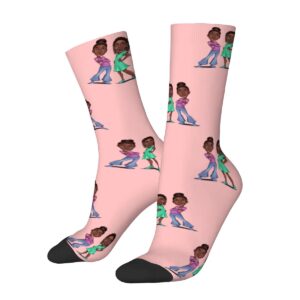 Zoe and Chloe's Dynamic Duo Socks