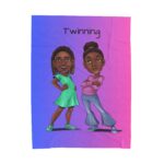 Zoe & Chloe "Twinning" Blanket- Bundle Only